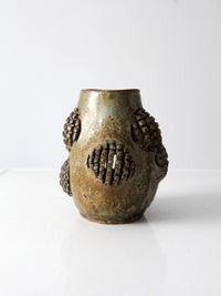 vintage studio pottery vase