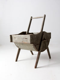 antique rocking laundry wash tub