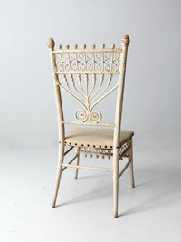 antique wicker chair