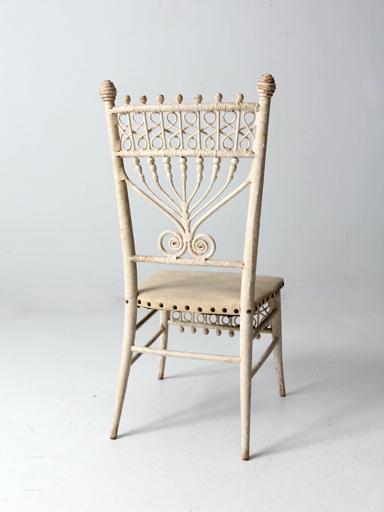 antique wicker chair