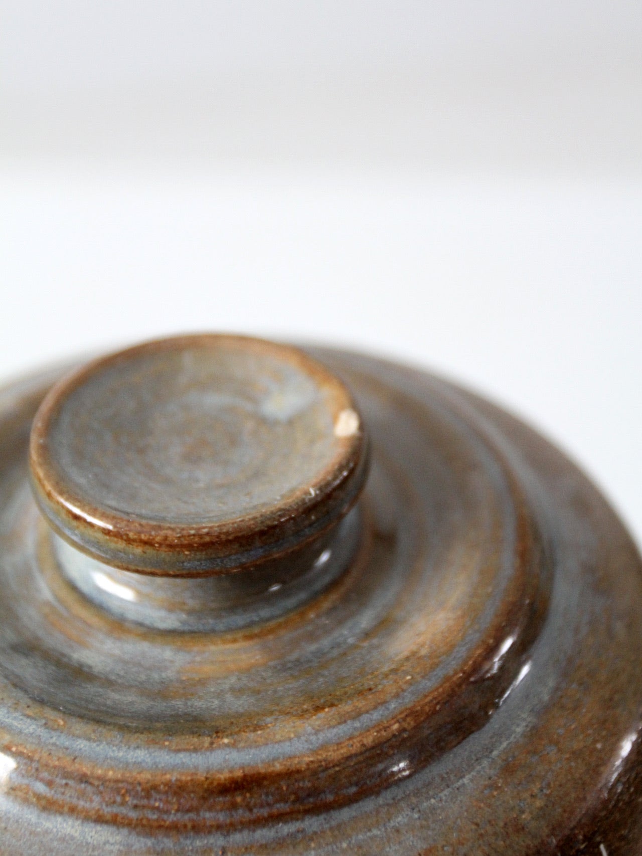 vintage studio pottery jar