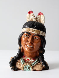 American Indian bust ca. 1974
