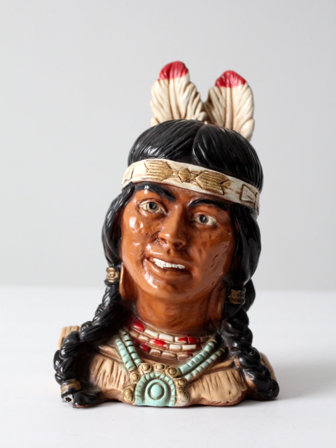 American Indian bust ca. 1974