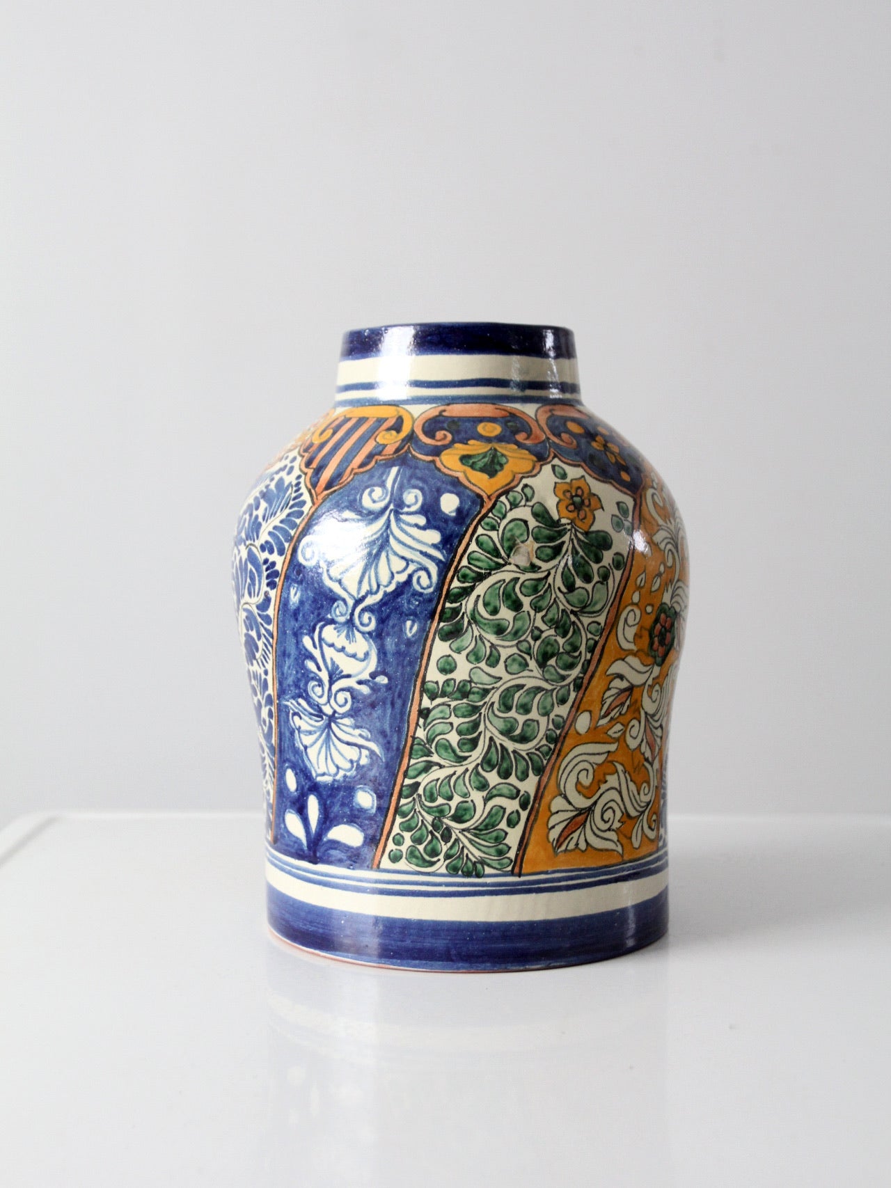 vintage Talavera style vase