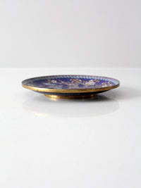 vintage cloissone floral plate
