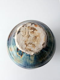 vintage large studio pottery vase