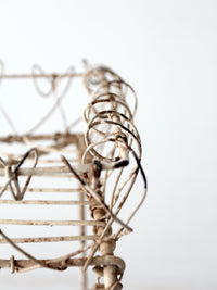 Victorian wire plant stand