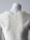 vintage white lace blouse