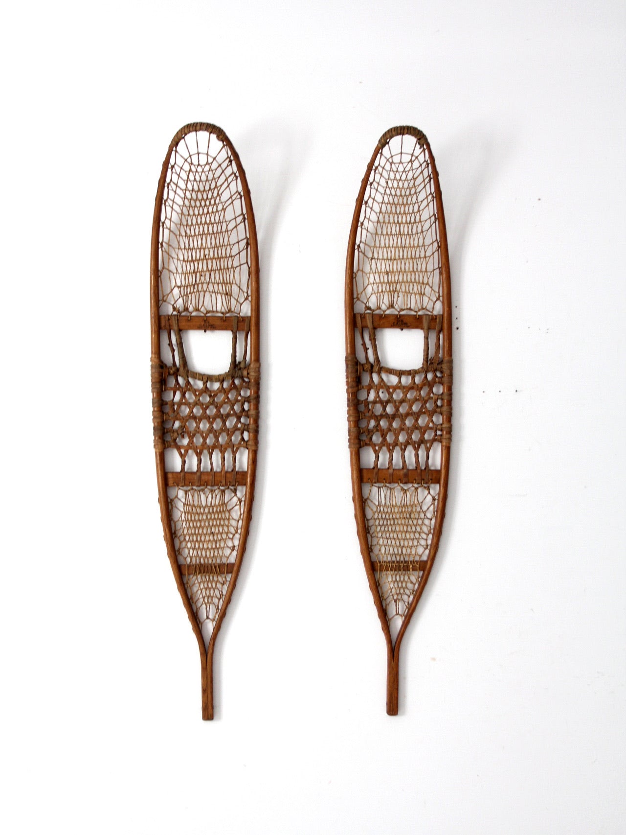 vintage CA Lund snowshoes