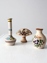 vintage Tonala pottery set of 3