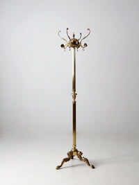 vintage Italian brass coat rack