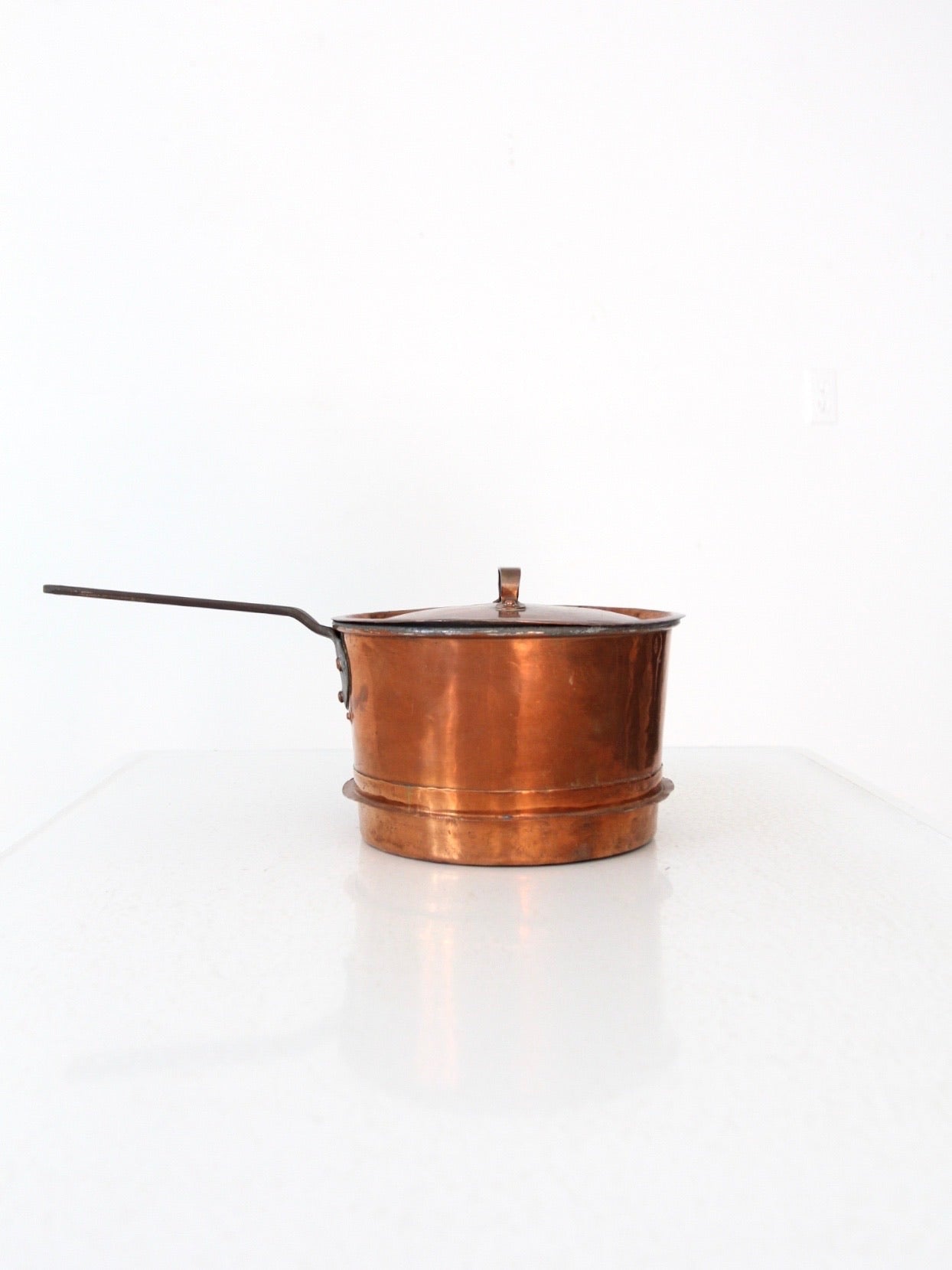 antique copper pot