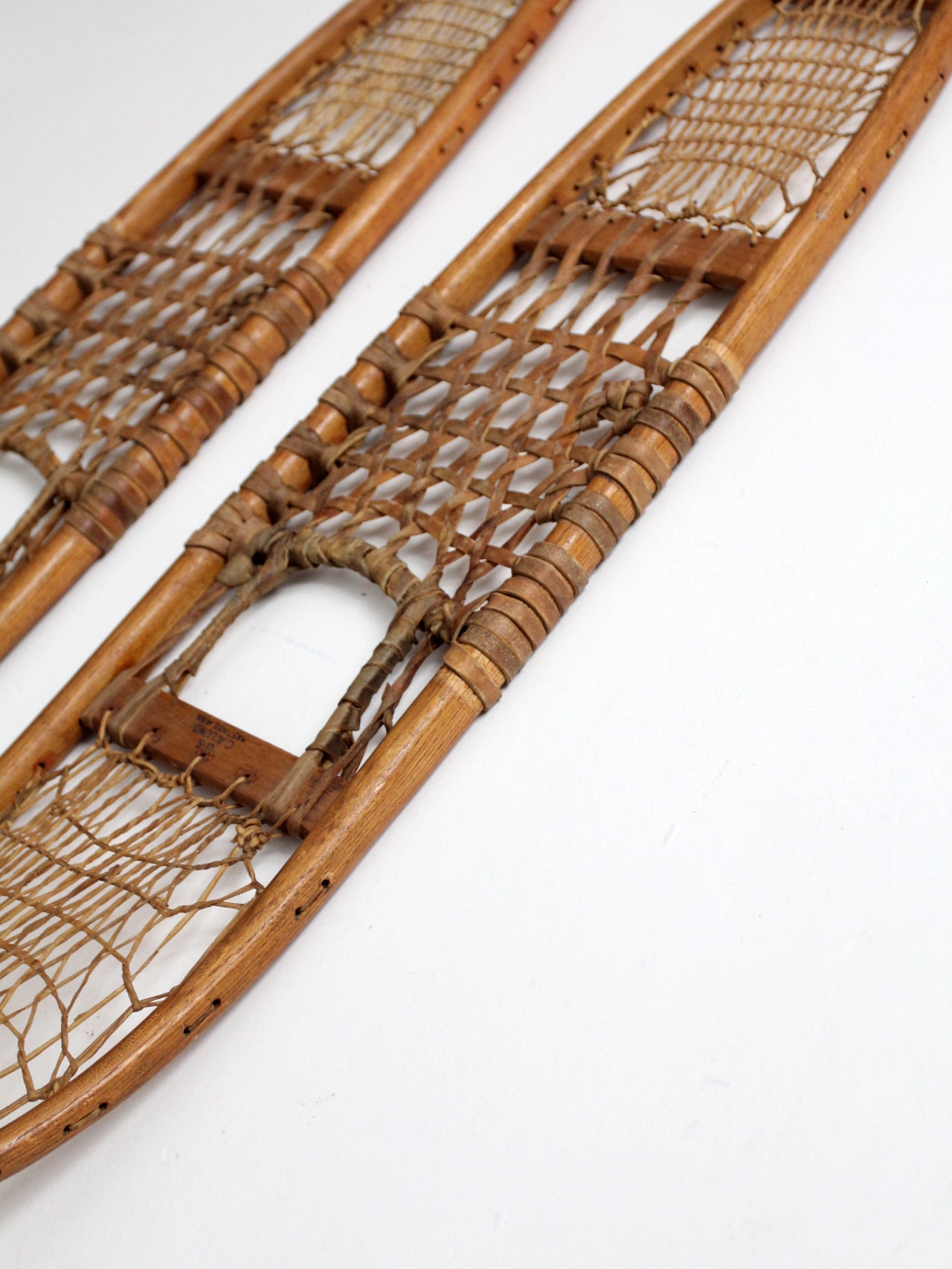 vintage CA Lund snowshoes