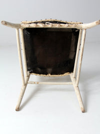 antique wicker chair