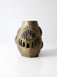 vintage studio pottery vase