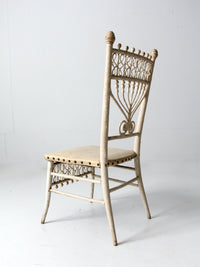 antique wicker chair