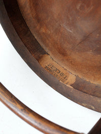 antique Fischel bentwood chairs pair