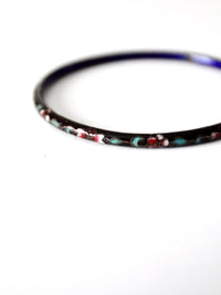 vintage cloisonne bangle bracelet