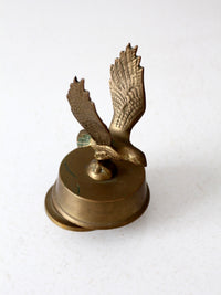 vintage brass bird