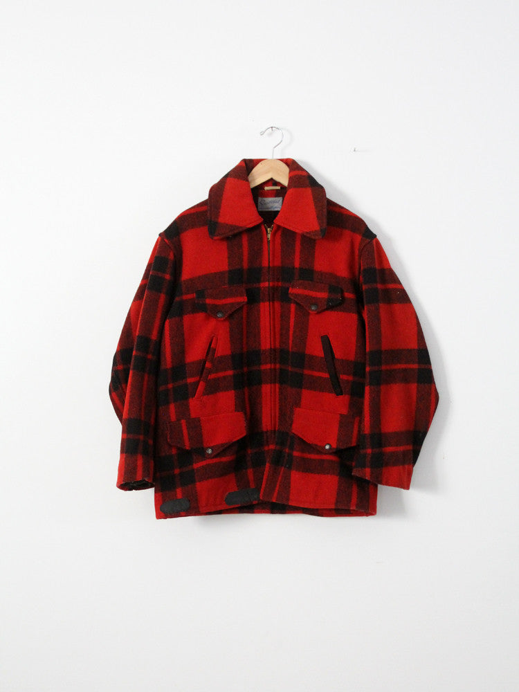 vintage 40s Sportclad wool plaid coat – 86 Vintage