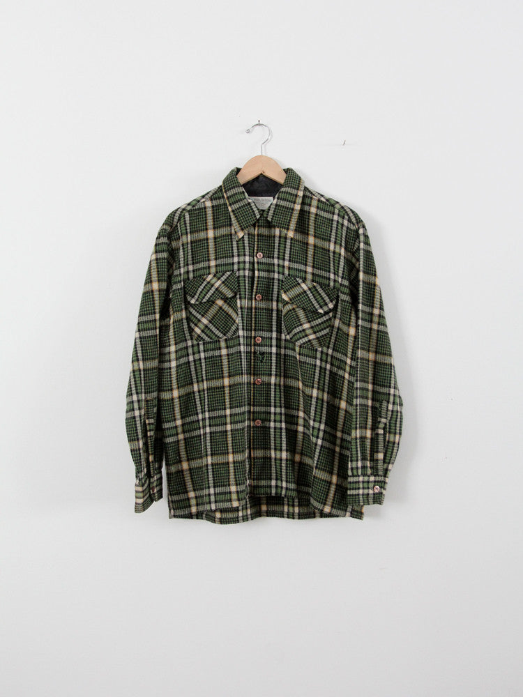 vintage 70s JC Penney plaid shirt