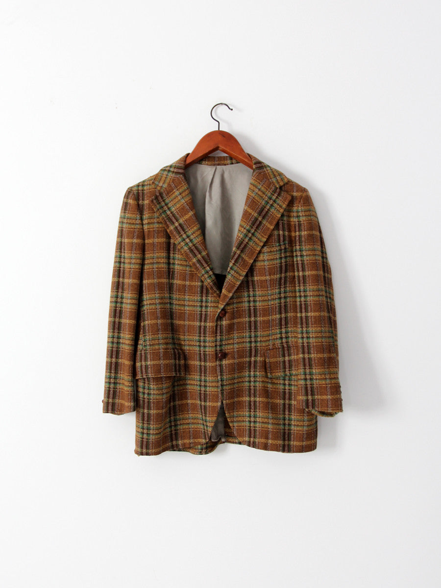 vintage 50s men's tweed sport coat – 86 Vintage