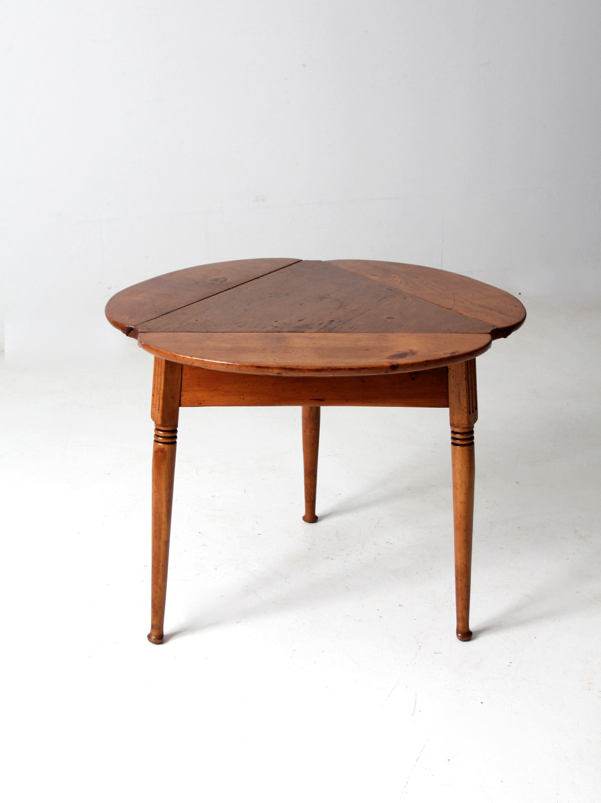 mid century drop leaf end table