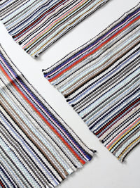 vintage rag rugs set of 3