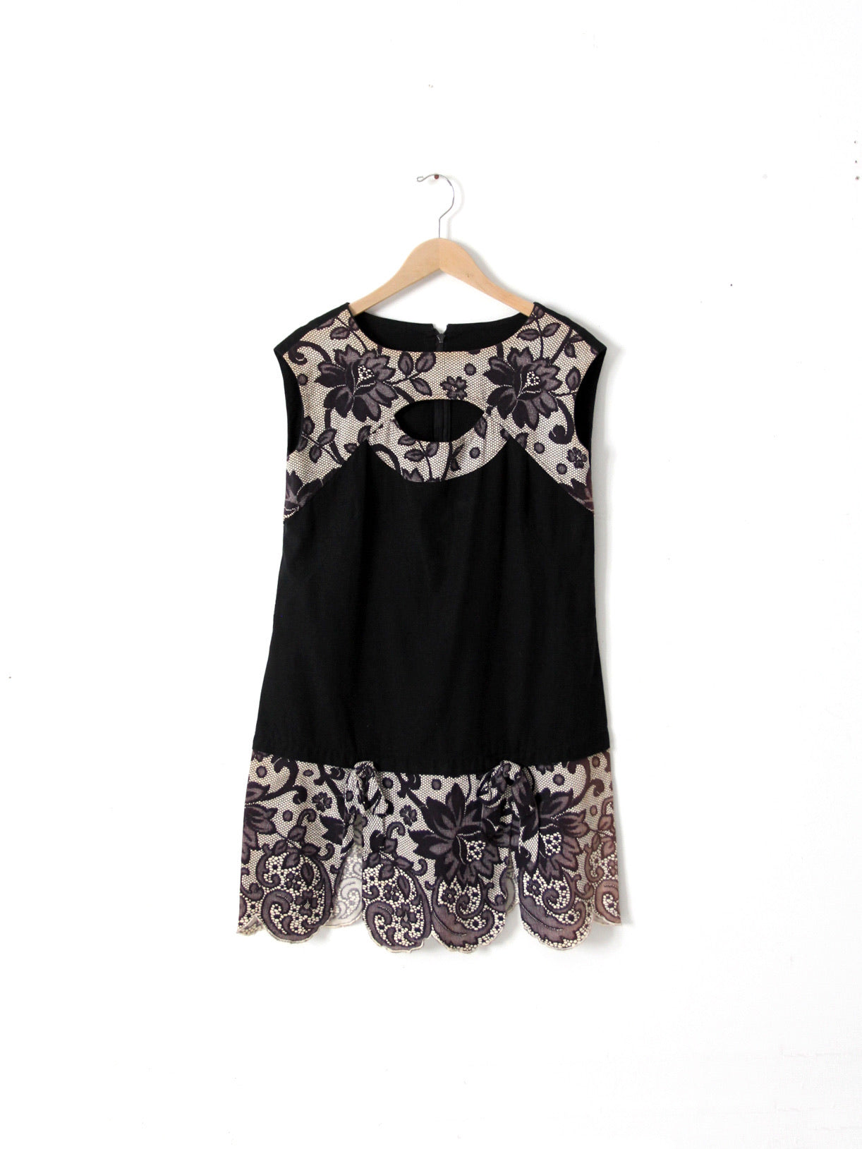 vintage black lace dress