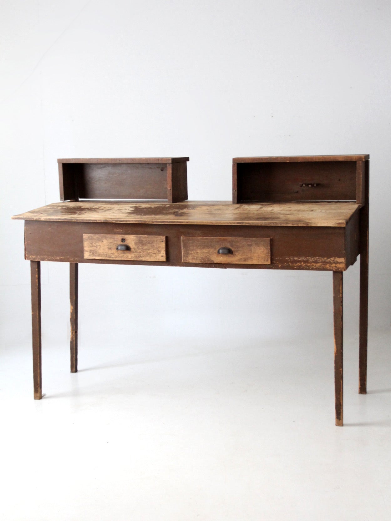 antique factory standing work desk