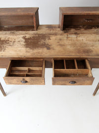 antique factory standing work desk