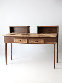 antique factory standing work desk