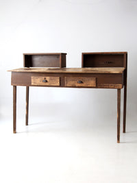antique factory standing work desk