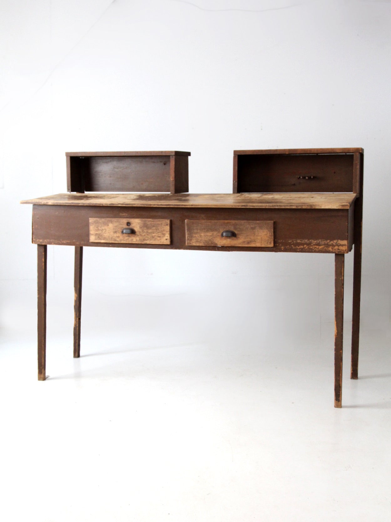 antique factory standing work desk