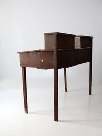 antique factory standing work desk
