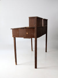 antique factory standing work desk