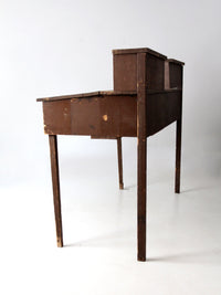 antique factory standing work desk