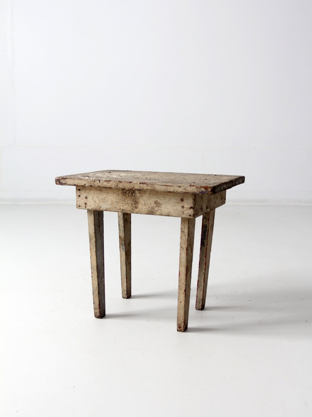 antique primitive stool