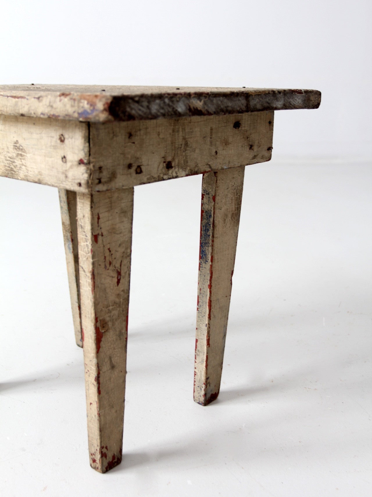 antique primitive stool
