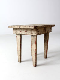 antique primitive stool