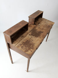 antique factory standing work desk