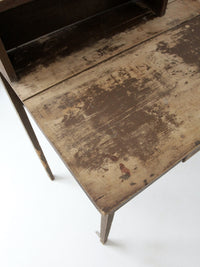 antique factory standing work desk