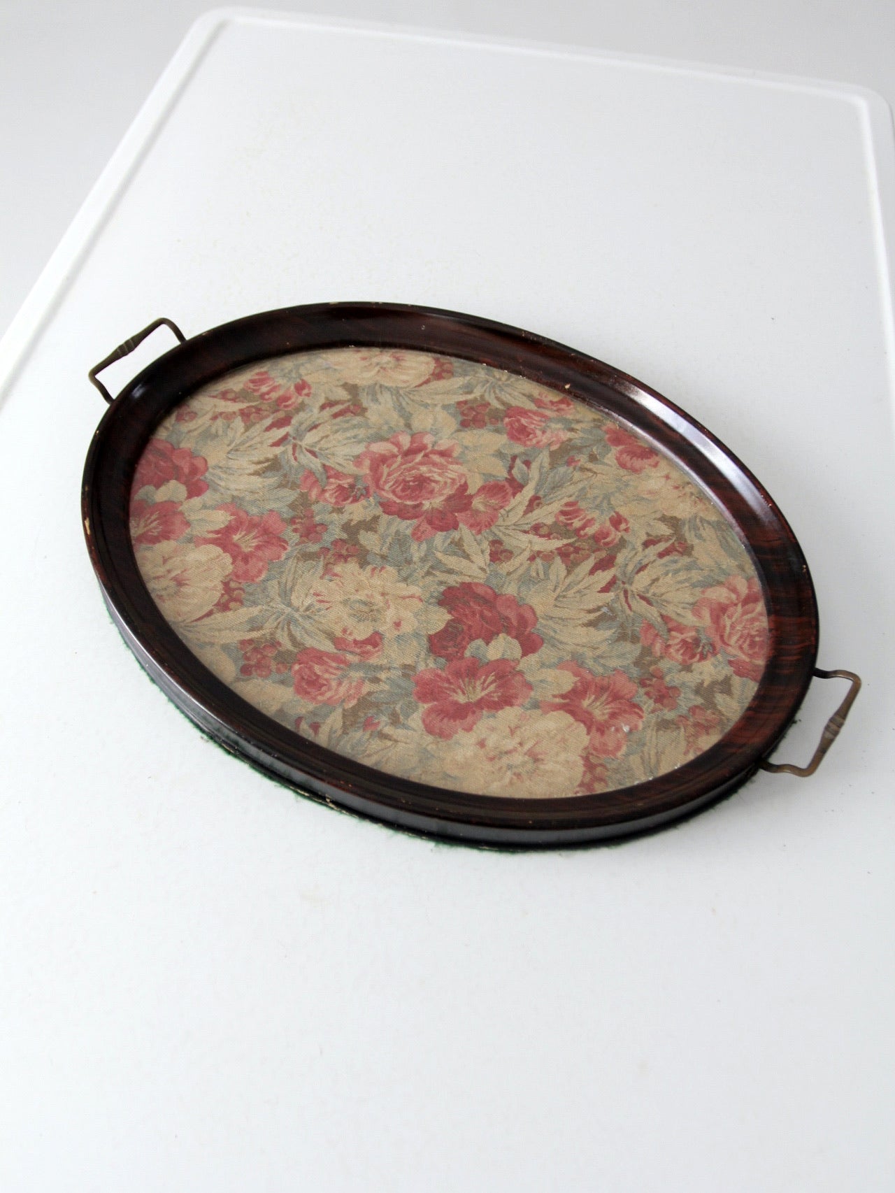 antique serving tray