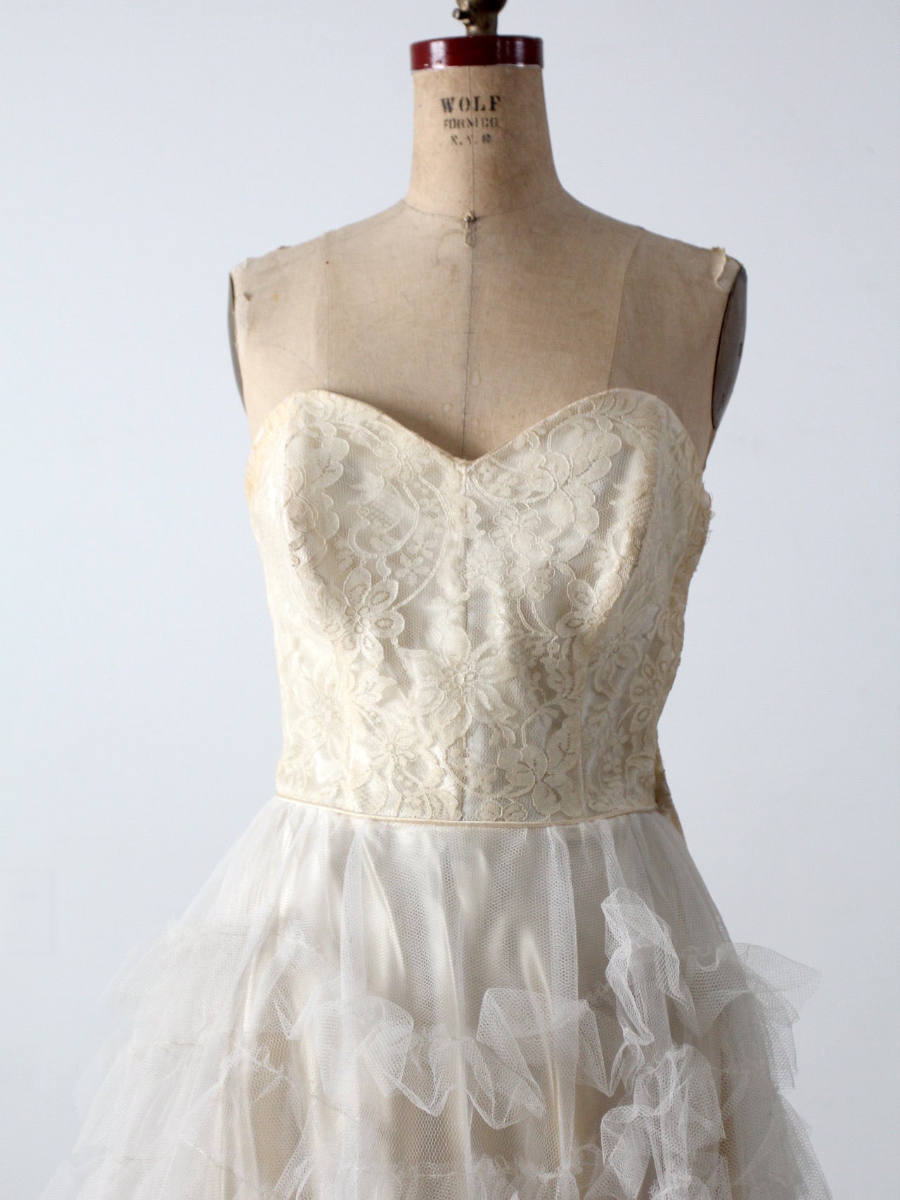 vintage wedding dress