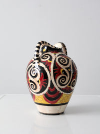 vintage Italian ceramic vase