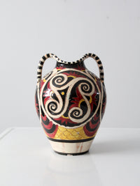 vintage Italian ceramic vase