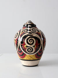 vintage Italian ceramic vase