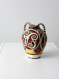 vintage Italian ceramic vase