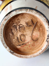 vintage Italian ceramic vase