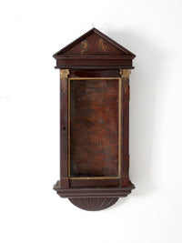 antique wood wall cabinet